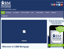 Tablet Screenshot of cbmmortgage.com